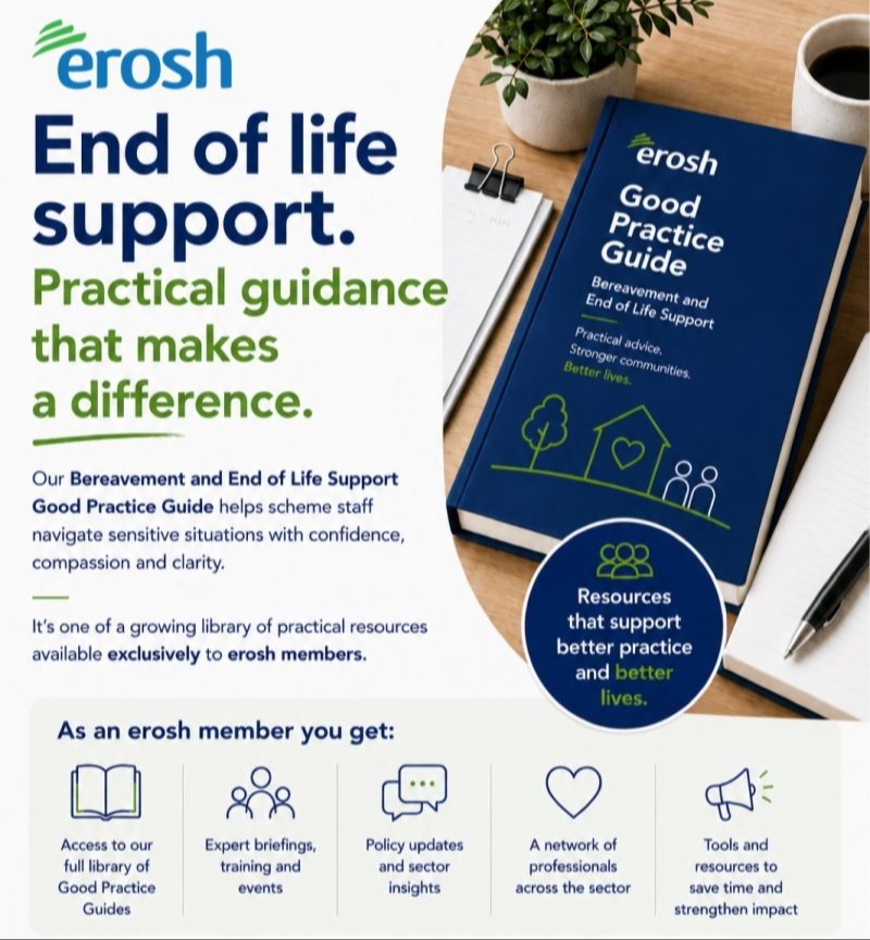 What does good end-of-life support look like within older people’s housing?